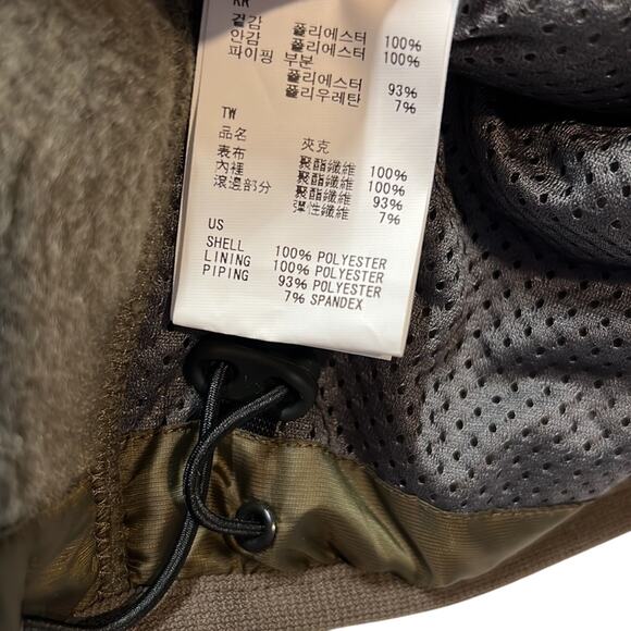 Snow Peak Khaki Sherpa Jacket, Zip Up, Thermal Boa Fleece - Picture 10 of 12